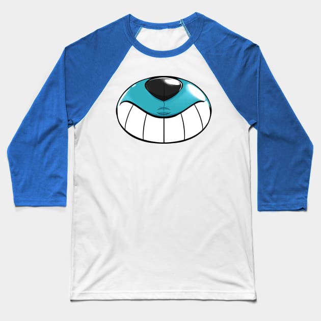 Pool toy muzzle, Teal Baseball T-Shirt by Pawgyle